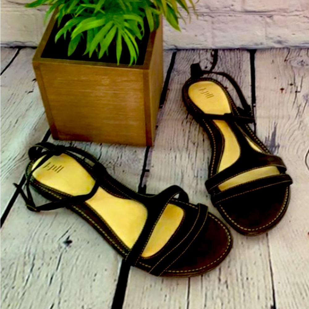 J.Jill black burko sandals